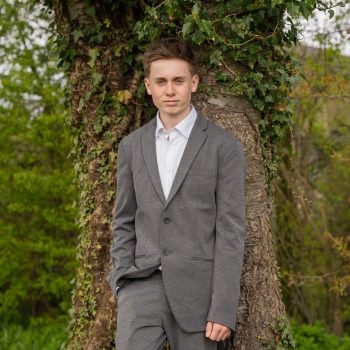 Konfirmationsbillede af dreng